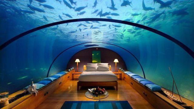 Conrad Maldives Rangali är ett lyxhotell med extra upplevelser